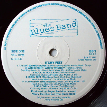 The Blues Band : Itchy Feet (LP, Album)