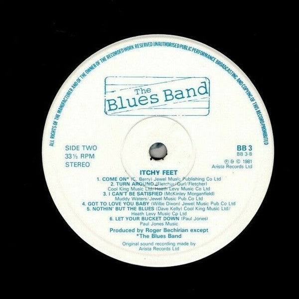The Blues Band : Itchy Feet (LP, Album)