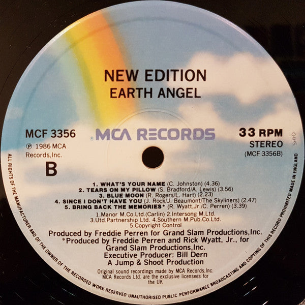 New Edition : Earth Angel (LP, Album)