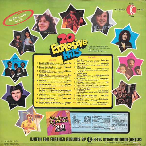 Various : 20 Explosive Hits (LP, Comp, Ltd)