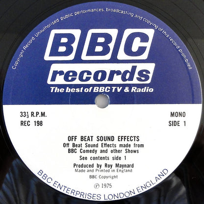 No Artist : Off Beat Sound Effects (LP, Comp, Mono)