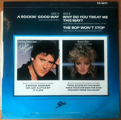 Shakin' Stevens & Bonnie Tyler : A Rockin' Good Way (12")