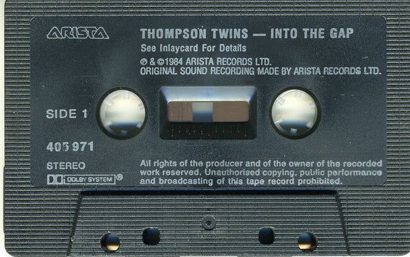 Thompson Twins : Into The Gap (Cass, Album, S/Edition, Bla)