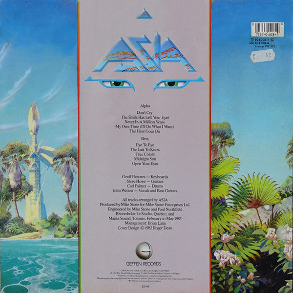 Asia (2) : Alpha (LP, Album, RE)