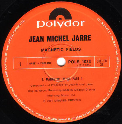 Jarre* : Magnetic Fields (LP, Album)