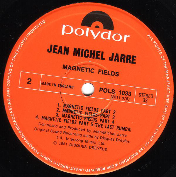 Jarre* : Magnetic Fields (LP, Album)