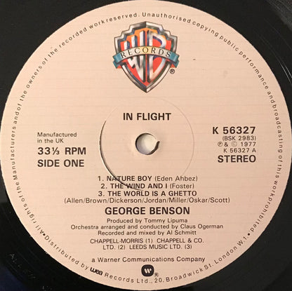 George Benson : In Flight (LP, Album, RE, Ast)