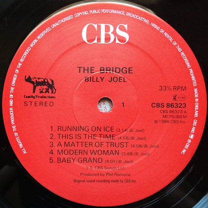 Billy Joel : The Bridge (LP, Album)