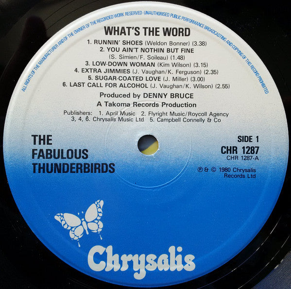 The Fabulous Thunderbirds : What's The Word (LP, Album)