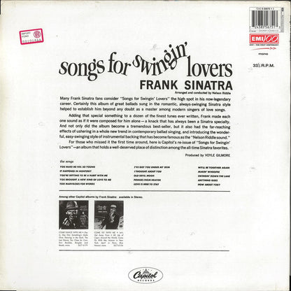 Frank Sinatra : Songs For Swingin' Lovers! (LP, Mono, Ltd)