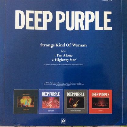 Deep Purple : Strange Kind Of Woman (12", Single)