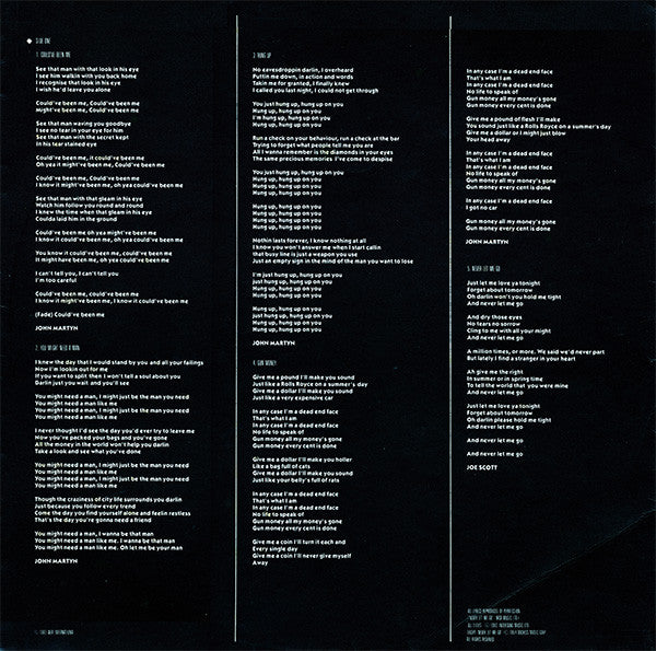 John Martyn : Well Kept Secret (LP, Album, Col)