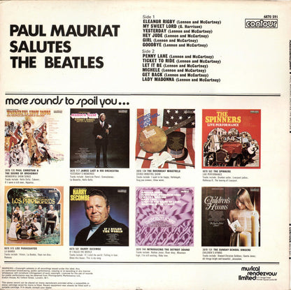 Paul Mauriat And His Orchestra : Paul Mauriat Salutes The Beatles (LP, Album)