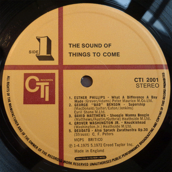 Various : The Sound Of Things To Come (LP, Comp)