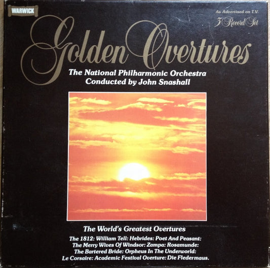 The National Philharmonic Orchestra* Conducted By John Snashall : Golden Overtures (3xLP + Box)