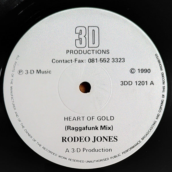 Rodeo Jones : Heart Of Gold / Natural World (12")