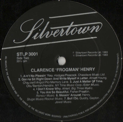 Clarence 'Frogman' Henry* : The Legendary Clarence 'Frogman' Henry (LP, Album)