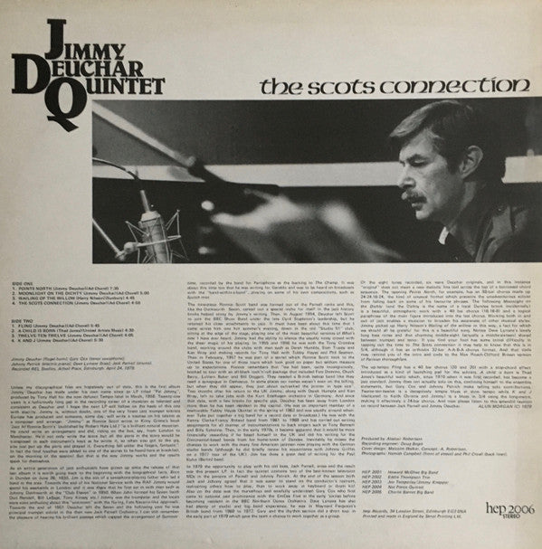 Jimmy Deuchar Quintet : The Scots Connection (LP)