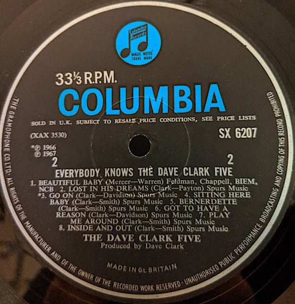 The Dave Clark Five : Everybody Knows (LP)