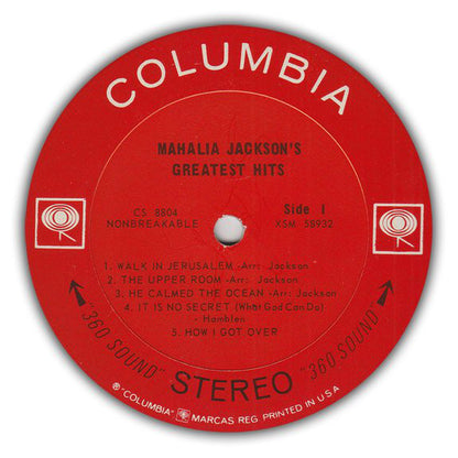 Mahalia Jackson : Mahalia Jackson's Greatest Hits (LP, Comp)