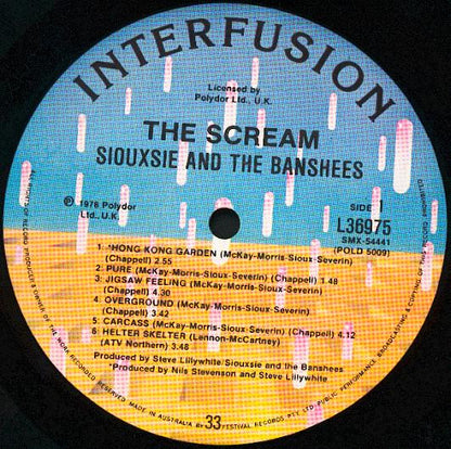 Siouxsie And The Banshees* : The Scream (LP, Album)