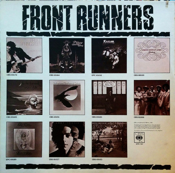 Various : Melody Maker Front Runners (LP, Promo, Smplr)