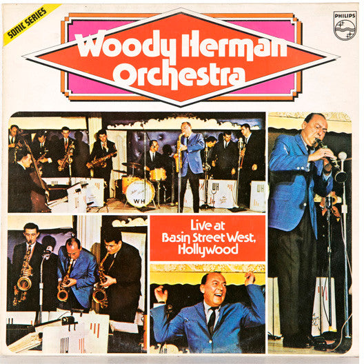 Woody Herman Orchestra* : Live At Basin Street West, Hollywood (LP, Album, RE)
