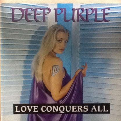 Deep Purple : Love Conquers All (12", Single, Pos)