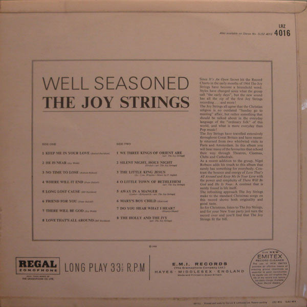 The Joy Strings : Well Seasoned (LP, Album, Mono)