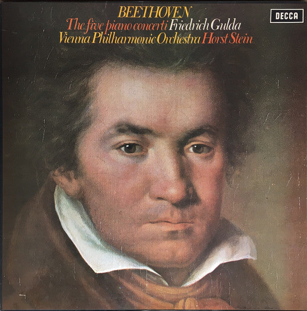 Beethoven* / Friedrich Gulda / Horst Stein : The Five Piano Concerti (4xLP + Box)