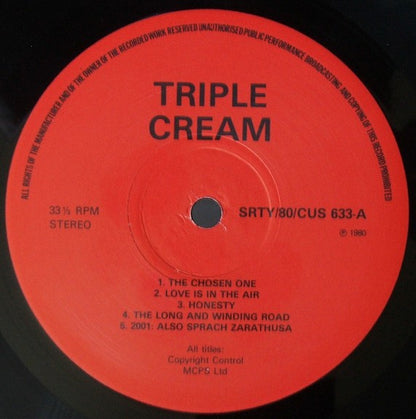 Triple Cream : Triple Cream (LP, Album)