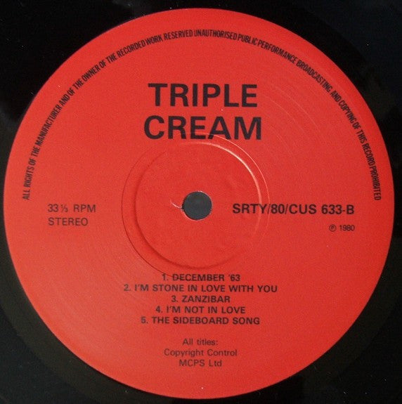 Triple Cream : Triple Cream (LP, Album)