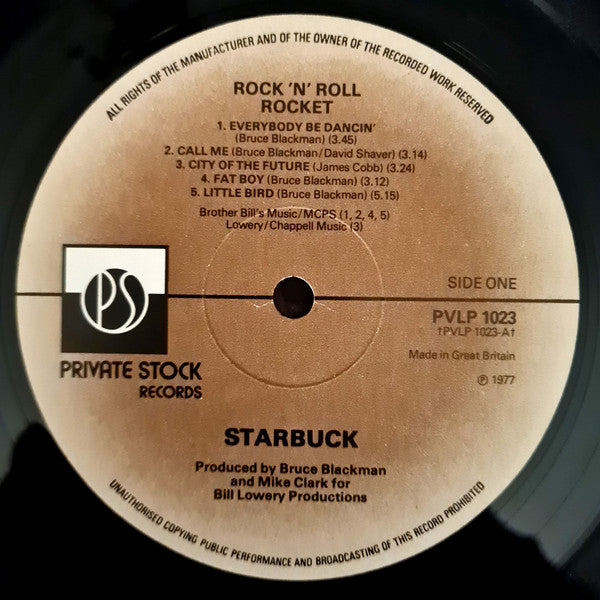 Starbuck (2) : Rock'n Roll Rocket (LP, Album)