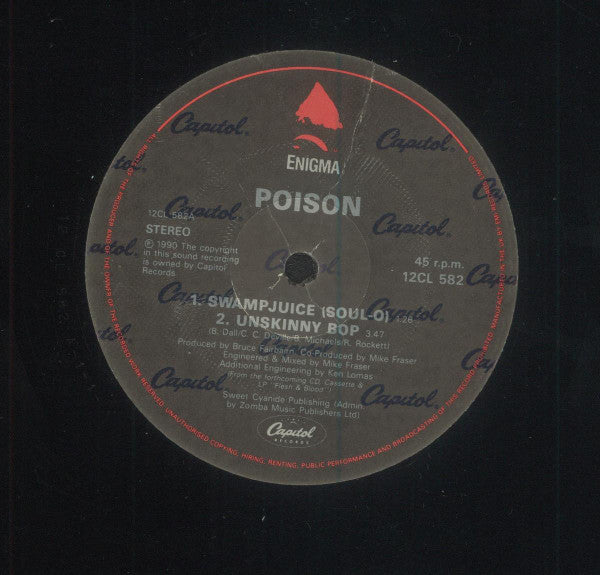 Poison (3) : Unskinny Bop (12")