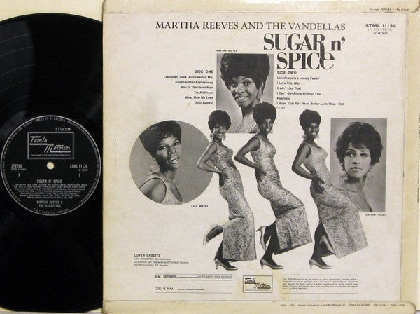 Martha Reeves & The Vandellas : Sugar N' Spice (LP, Album)