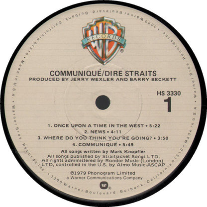 Dire Straits : Communiqué (LP, Album, Jac)
