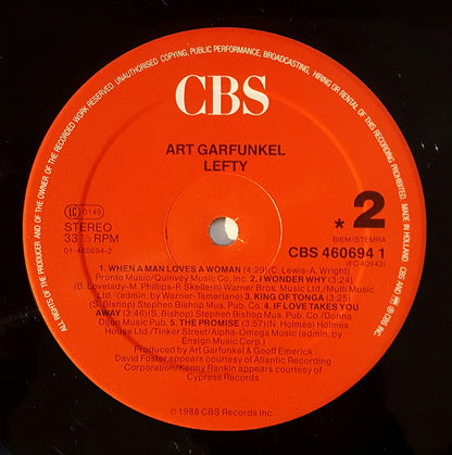 Art Garfunkel : Lefty (LP, Album)