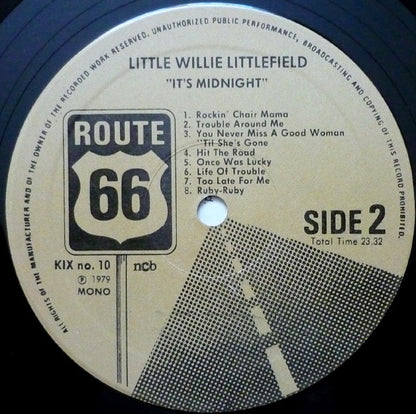 Little Willie Littlefield : It's Midnight (LP, Comp, Mono)