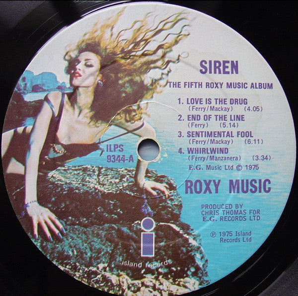 Roxy Music : Siren (LP, Album, Blu)