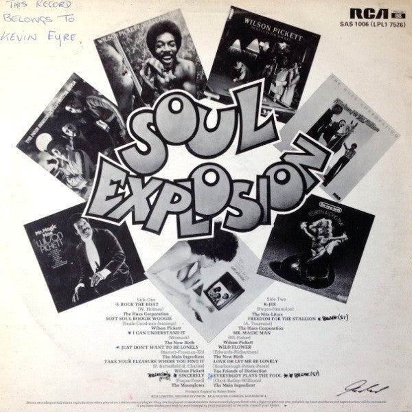 Various : Soul Explosion (LP, Comp)