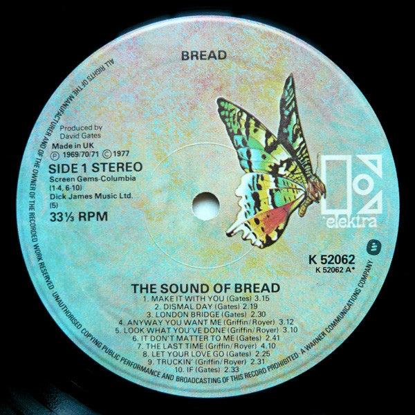 Bread : The Sound Of Bread - Their 20 Finest Songs (LP, Album, Comp, non)