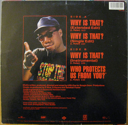 Boogie Down Productions : Why Is That? (12", Single)