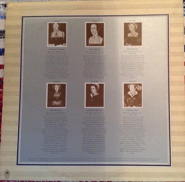 Rick Wakeman : The Six Wives Of Henry VIII (LP, Album, Gat)