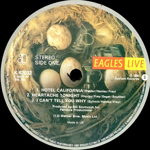 Eagles : Eagles Live (2xLP, Album)