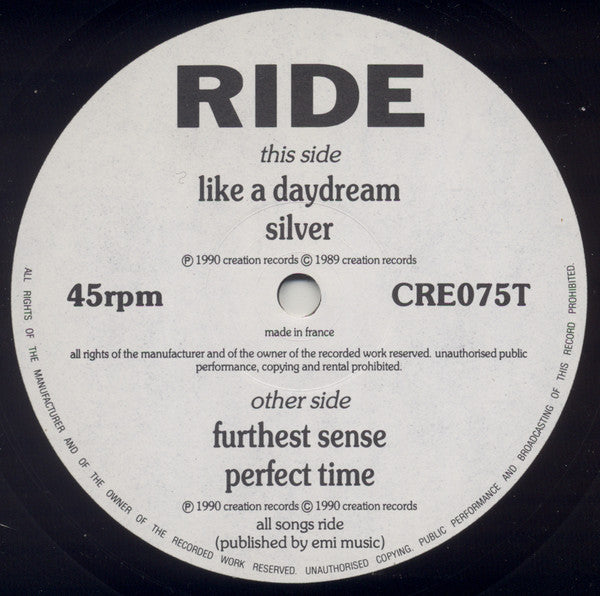 Ride : Play (12", EP)