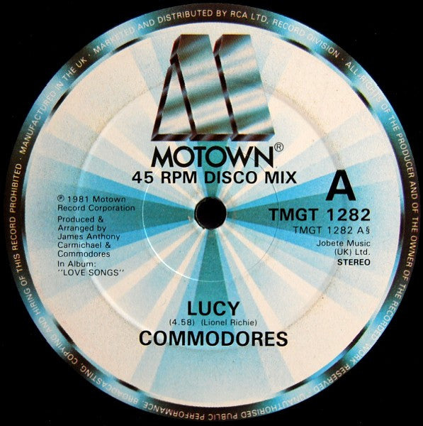 Commodores : Lucy (12")