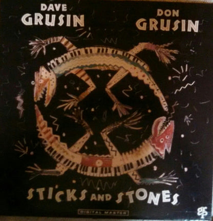 Dave Grusin And Don Grusin : Sticks And Stones (LP, Album, Promo)