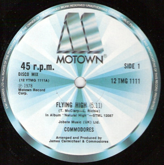 Commodores : Flying High (12", Single)