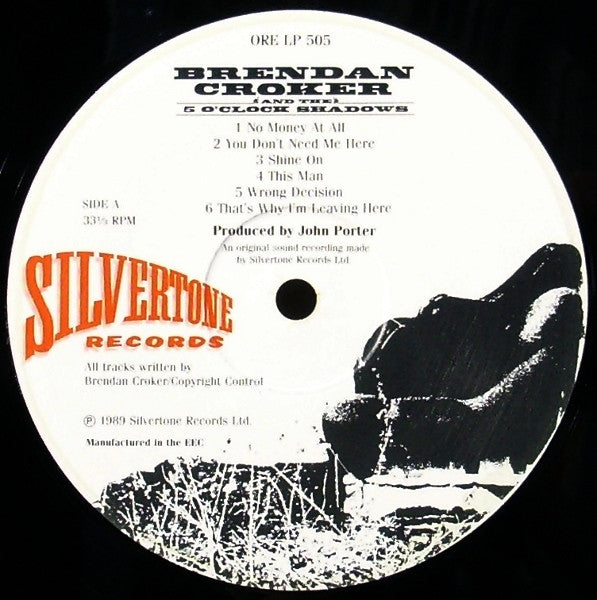 Brendan Croker And The 5 O'Clock Shadows : Brendan Croker And The 5 O'Clock Shadows (LP, Album)
