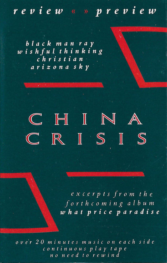 China Crisis : Review Preview (Cass, Smplr)